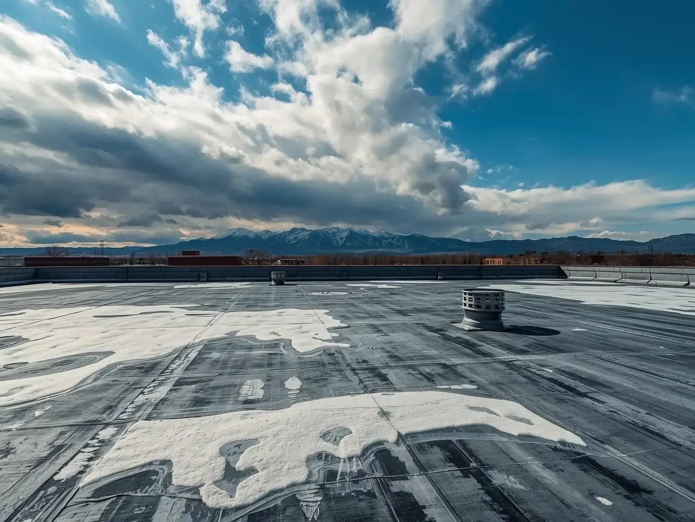 flat roof in Denver weather