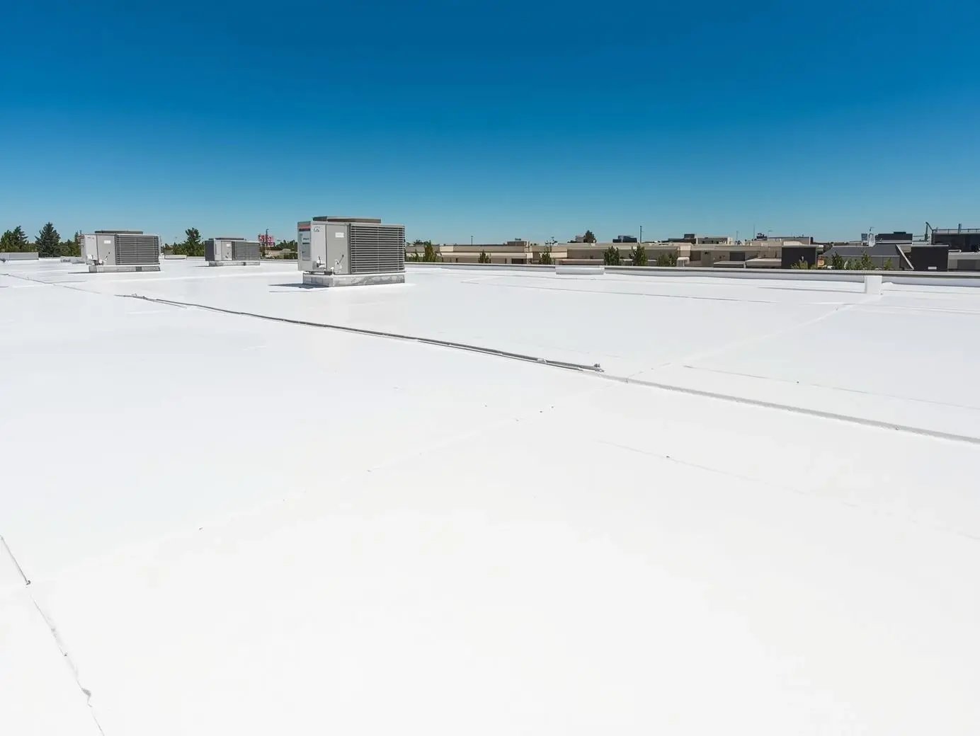 new flat roof replacement