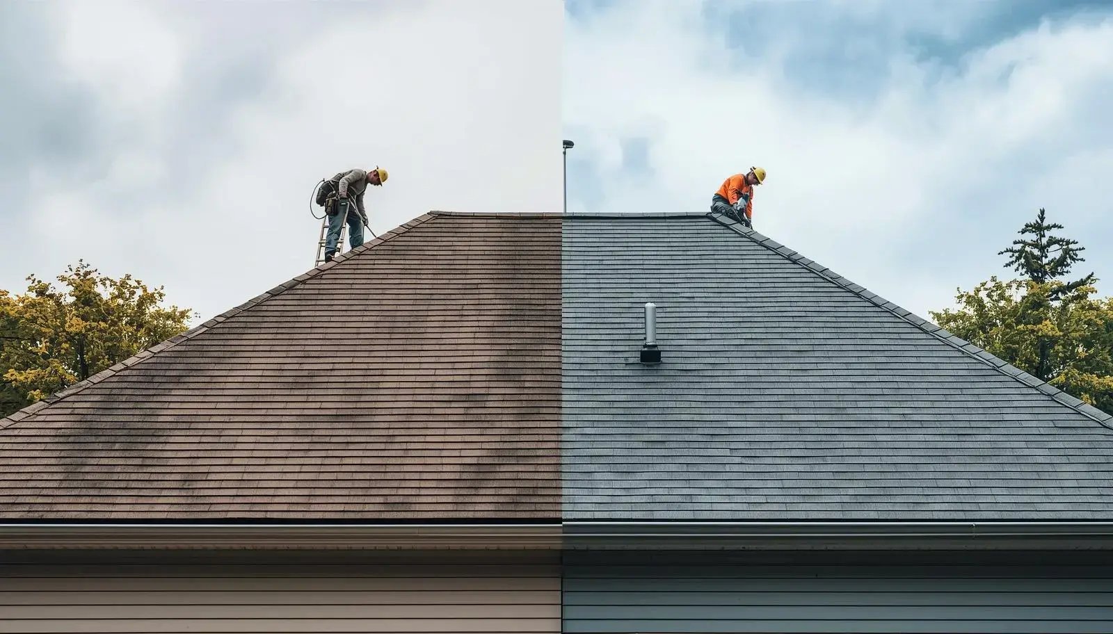 roof replacement on house