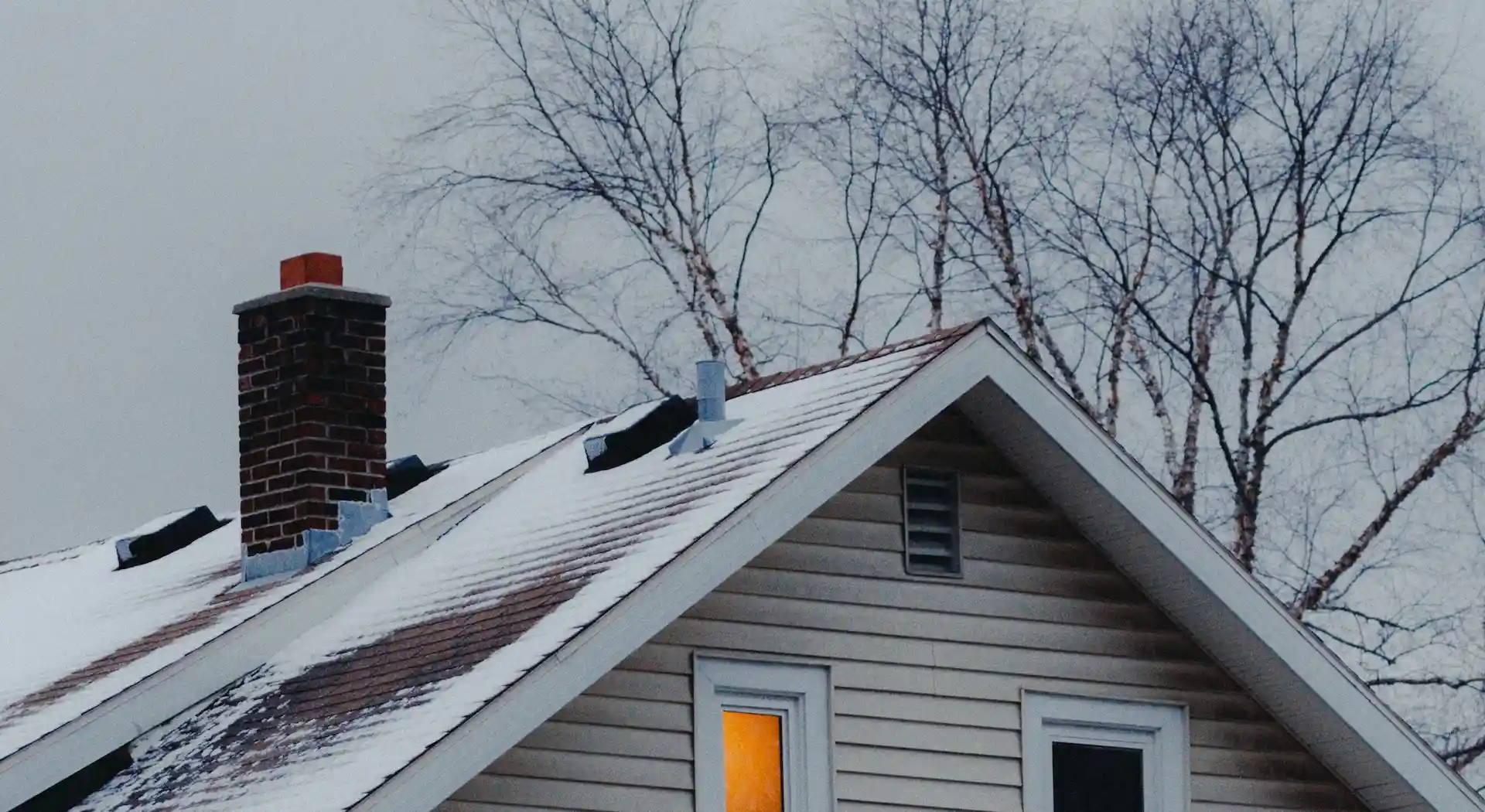 flashing replacement on a residential house